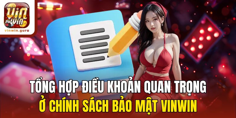 Tổng hợp điều khoản quan trọng ở chính sách bảo mật Vinwin